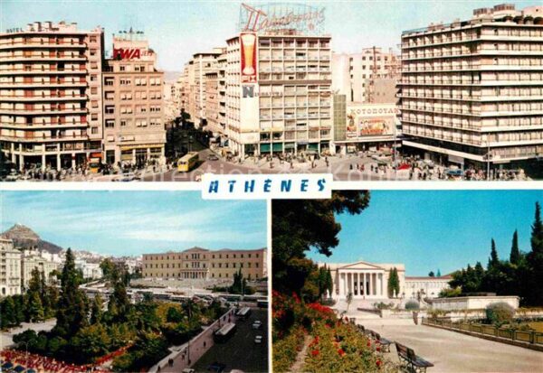 Athenes Athen Teilansichten Innenstadt Schloss