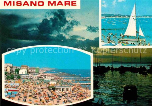 Misano Adriatico Strand Segeln Hafen