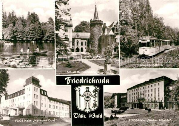 Friedrichroda Gondelteich Schloss Reinhardsbrunn Thür