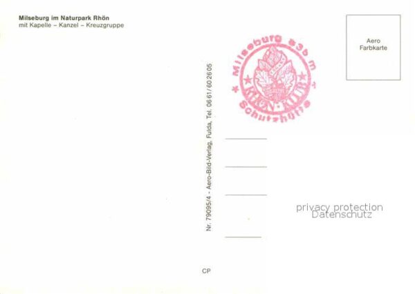 Milseburg Naturpark Rhön Kapelle Kanzel Kreuzgrup – Bild 2