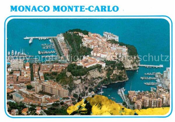 Monte-Carlo Le Rocher de la Principaute de Monaco P
