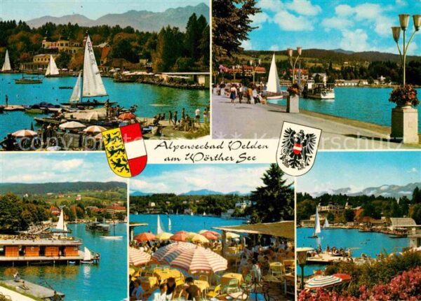 Velden Woerthersee Alpenseebad Uferpromenade Gaststätte Ca