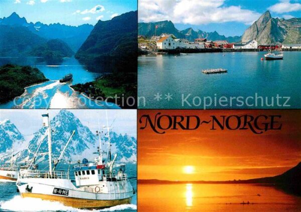 Norwegen Norge Hurtigrute Trollfjorden Hamnoy Lofoten