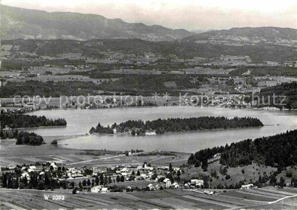 Faakersee Fliegeraufnahme