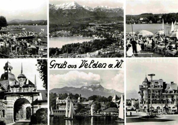 Velden Woerthersee Badesteg Restaurant Terrasse Kurhotel T
