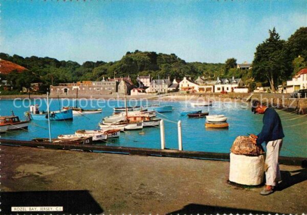 Rozel Bay Harbour Hafen Fischer