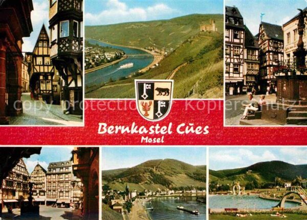 Bernkastel-Kues Ortsmotive Altstadt Fachwerkhäuser Mose