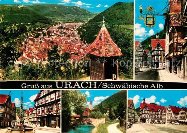 Bad Urach Kurort Schwäbische Alb Ortsmotive Altst