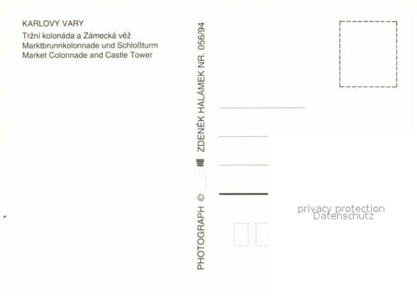 Karlovy Vary Marktbrunnkolonnade Schlossturm – Bild 2