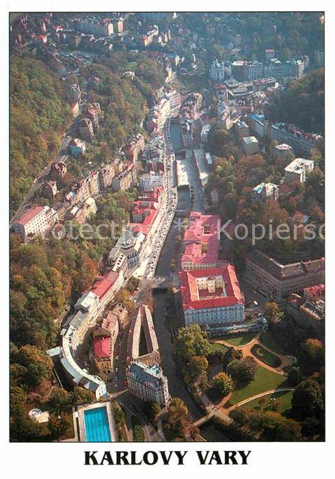 Karlovy Vary Fliegeraufnahme