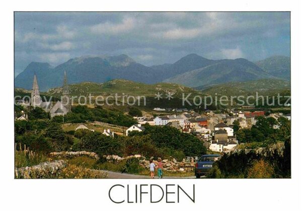 Clifden Galway Main town of Connemara Mountains