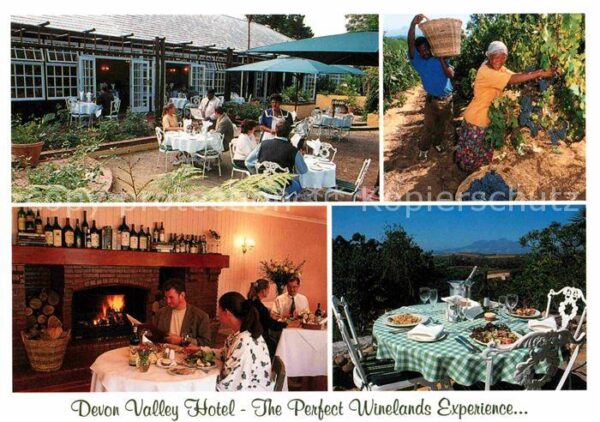 Stellenbosch Devon Valley Hotel Restaurant Terrasse