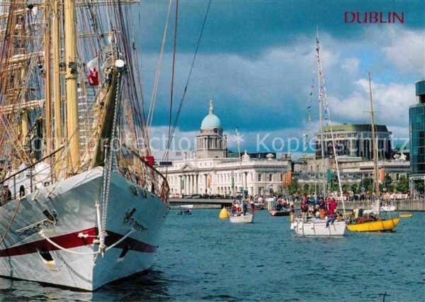 Dublin Ireland The Fair City Customs House and River L