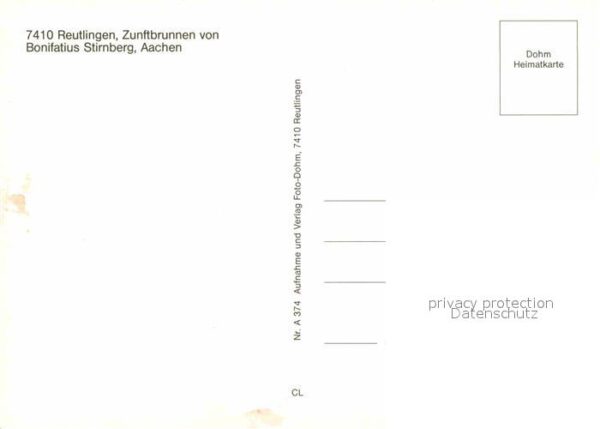 Reutlingen BW Zunftbrunnen von Bonifatius Stirnberg F – Bild 2