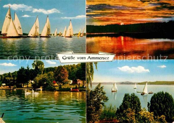 Ammersee Segelregatta Sonnenuntergang am See Cam