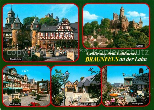 Braunfels Marktplatz Fachwerkhäuser Schloss Haus