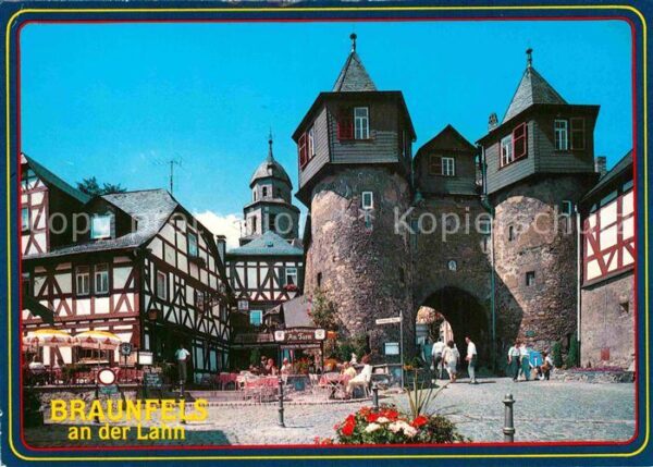 Braunfels Marktplatz Fachwerkhäuser Tor