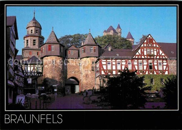 Braunfels Altstadt Marktplatz Fachwerkhäuser Tor