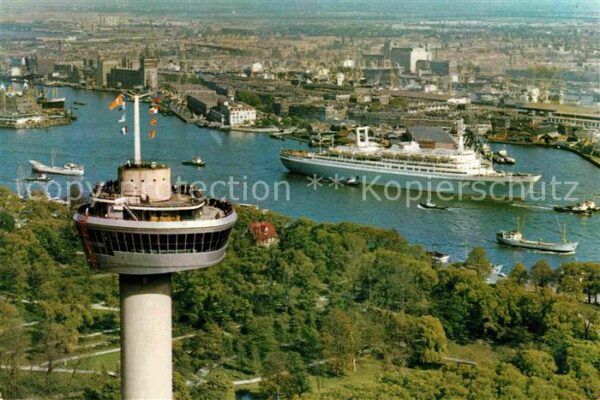 Rotterdam Euromast Flaggenschiff Holland Amerika