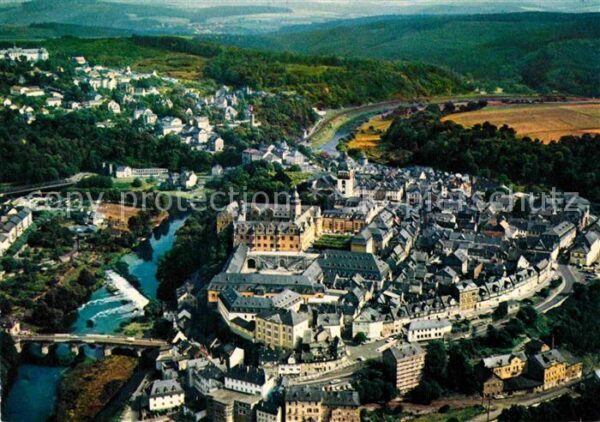 Weilburg Schlossbezirk und Altstadt Fliegeraufna