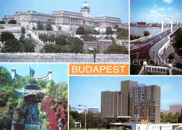 Budapest Prager Burg Brücke Gellert Wasserfall N
