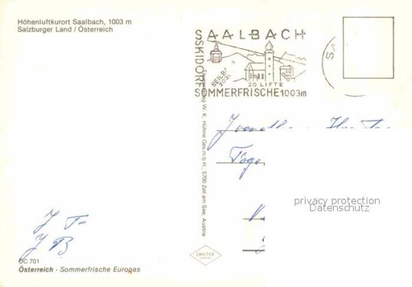 Saalbach-Hinterglemm Panorama Höhenluftkurort Salzburger Lan – Bild 2