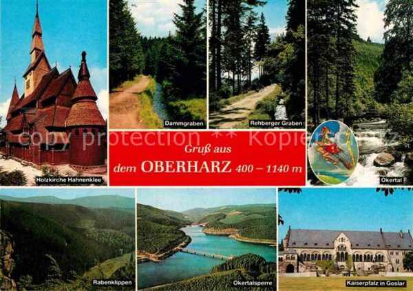 Oberharz Region Kaiserpfalz Goslar Okertalsperre Rabenk