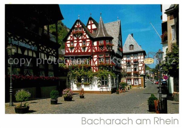 Bacharach Rhein Altes Haus Fachwerkhaus Serie Romantisc
