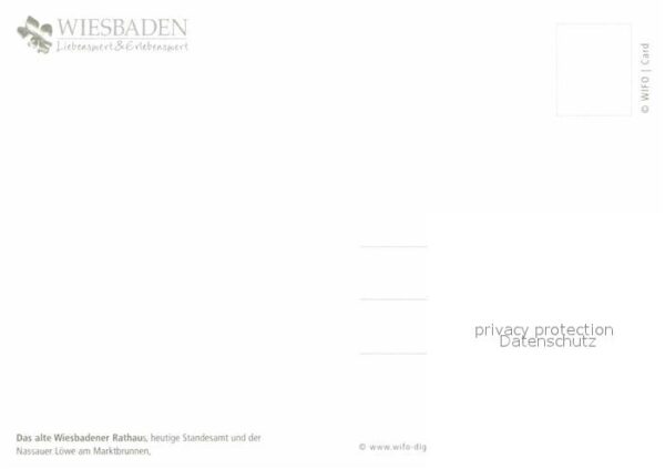 Wiesbaden Altes Rathaus Standesamt Nassauer Löwe – Bild 2