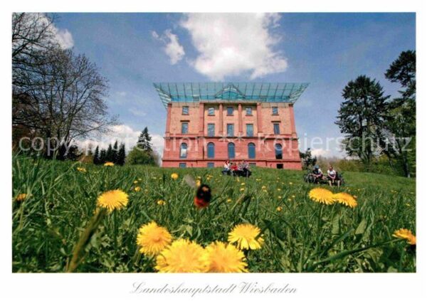 Wiesbaden Jagdschloss von Herzog Wilhelm Blumenwi