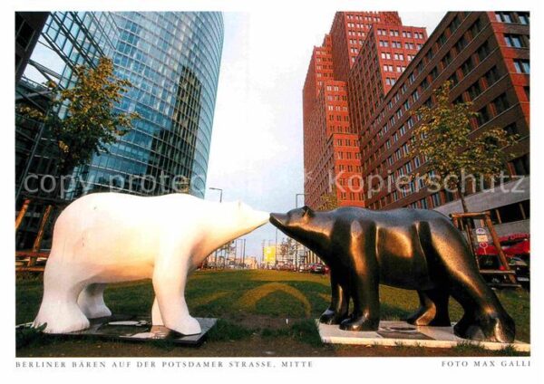 Berlin Berliner Bären auf der Potsdamer Strass