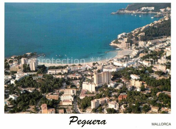 Peguera Mallorca Islas Baleares Fliegeraufnahme