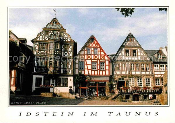 Idstein König Adolf Platz Altstadt Fachwerkhäus