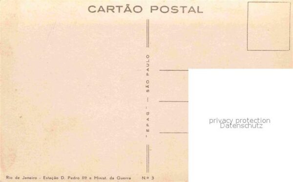 Rio de Janeiro Estacao D. Pedro Minist. da Guerra – Bild 2