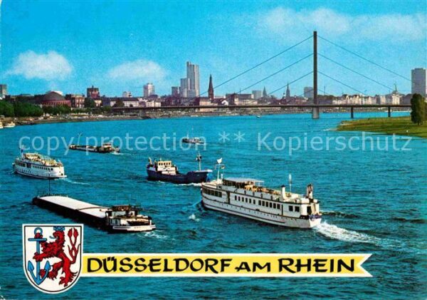 Duesseldorf Oberkasseler Brücke