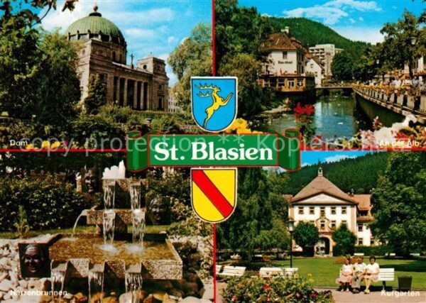 St Blasien Dom Kurgarten Narrenbrunnen