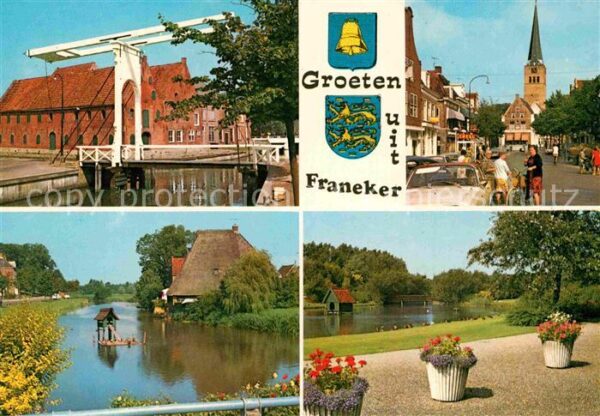 Franeker Vlietserbrug Voorstraat Turfkade