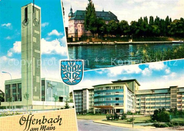 Offenbach Main Markus-Kirche Schloss Ketteler-Krankenh