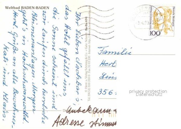 Baden-Baden Caracalla-Therme Kurhaus Kloster Zum He – Bild 2