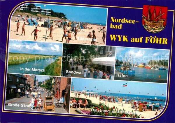 Wyk Foehr Marsch Sandwall Hafen Grosse Strasse