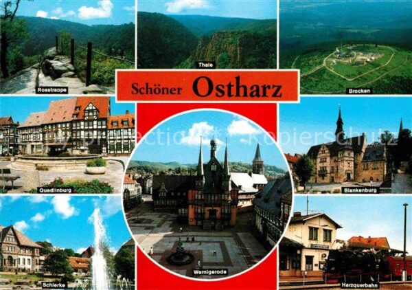 Brocken Harz Blankenburg Harzquerbahn Wernigerode Qu