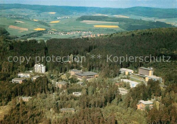 Lippoldsberg Fliegeraufnahme Klinik Rehabilitationsz