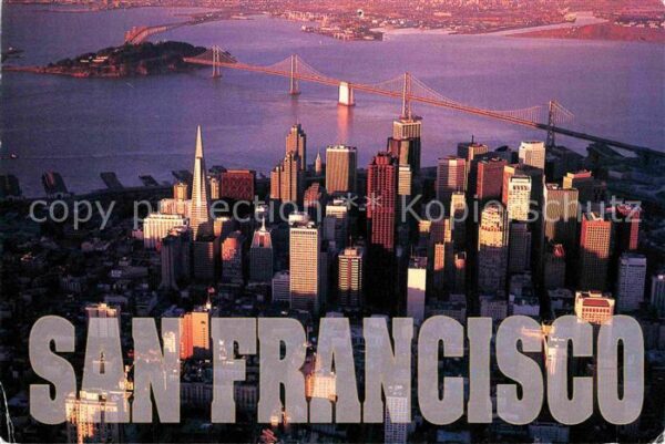 San Francisco California Fliegeraufnahme
