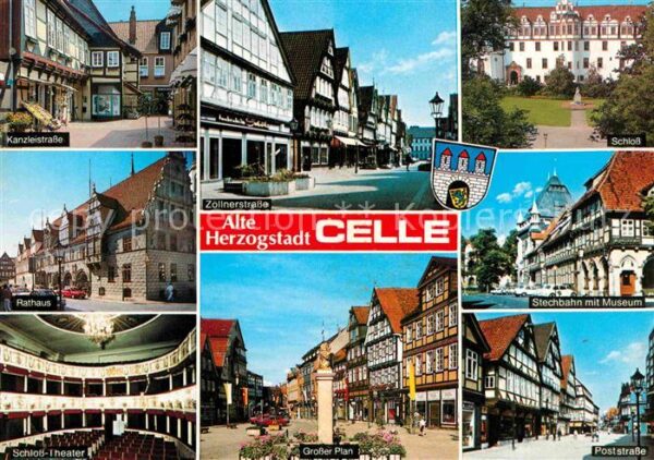 Celle Niedersachsen Rathaus Schloss-Theater Steichbahn Muse