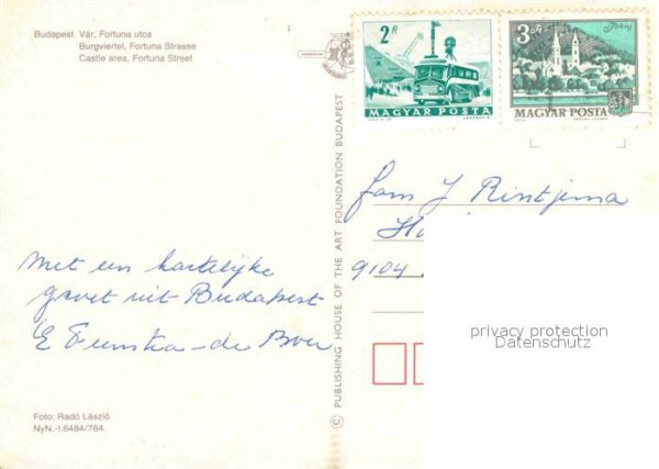 Budapest Var Fortuna utca – Bild 2
