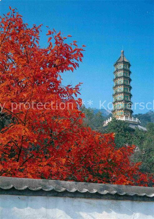Beijing Yellow Glazed Tower Fragrant Hills