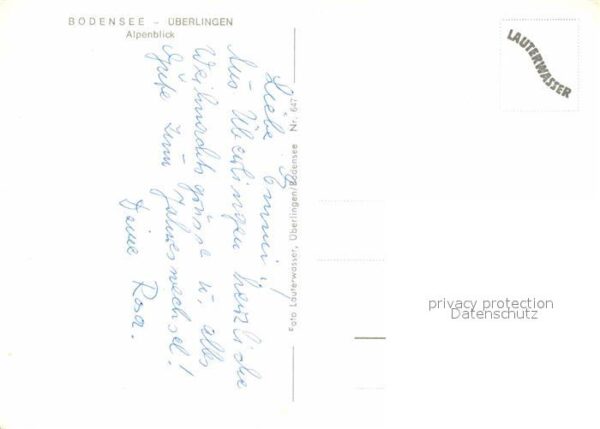 Ueberlingen Bodensee Alpenblick – Bild 2