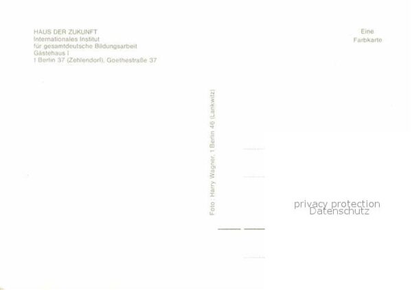 Berlin Haus der Zukunft Empfangshalle Clubraum – Bild 2