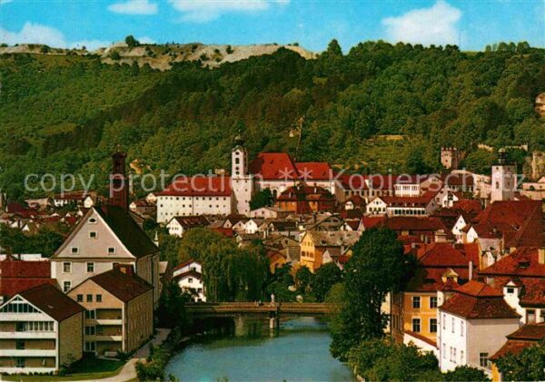 Eichstaett Oberbayern St. Walburg Jurasteinbrücke