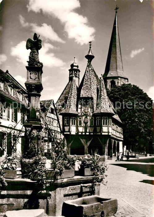Michelstadt Marktplatz Rathaus